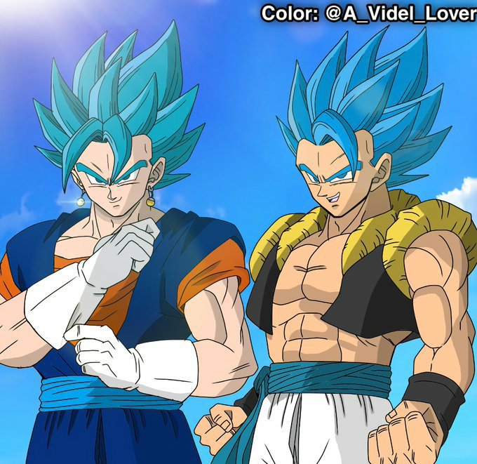 Super Saiyan Blue #Gogeta and #Vegito color(Man... | Wiki | DRAGON BALL ...