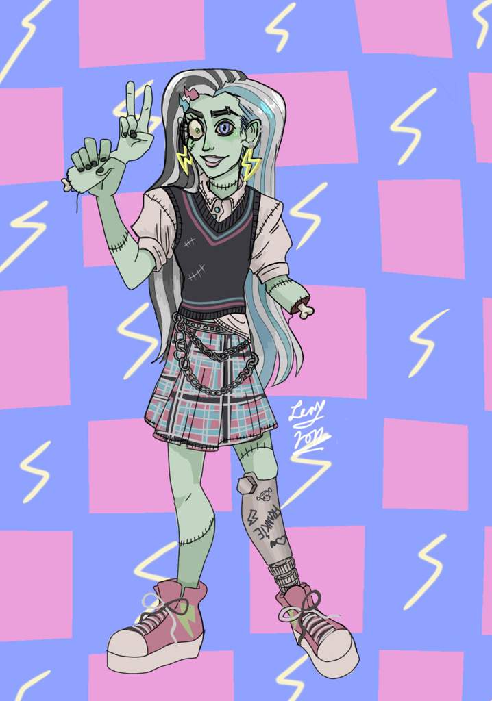 G3 Frankie Stein ! 🔩⚡💙💗 | Monster High Amino! Amino