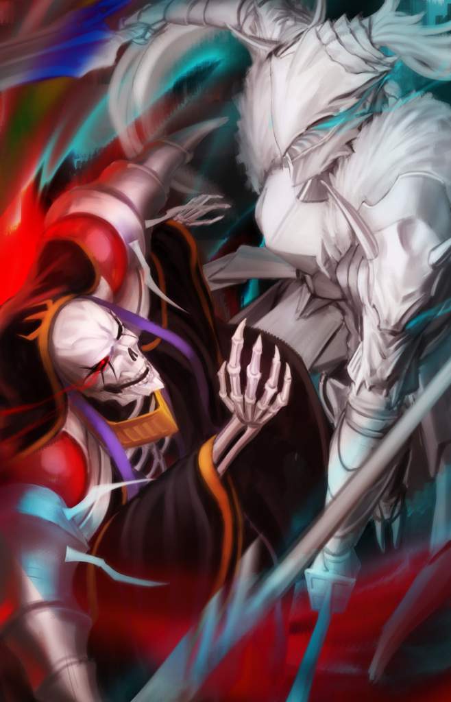 More Ainz Vs Riku Aganeia Pdl Art Man Overlord™ Amino