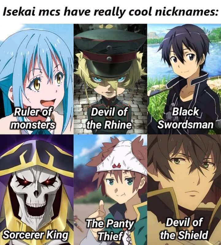 Isekai mcs | Anime Amino