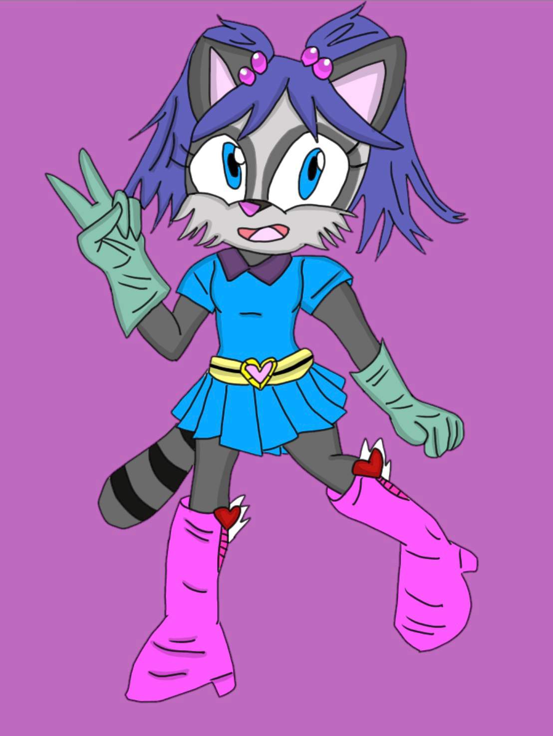 Maddie the Raccoon Oc | Sonic the Hedgehog! Amino