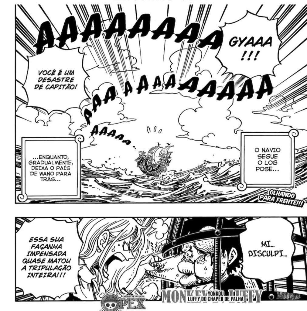 Spoilers Do Capítulo 1058 Luffy Preso E Parece Que Apanhou Da Nami 😂 One Piece Brasil™ Amino 