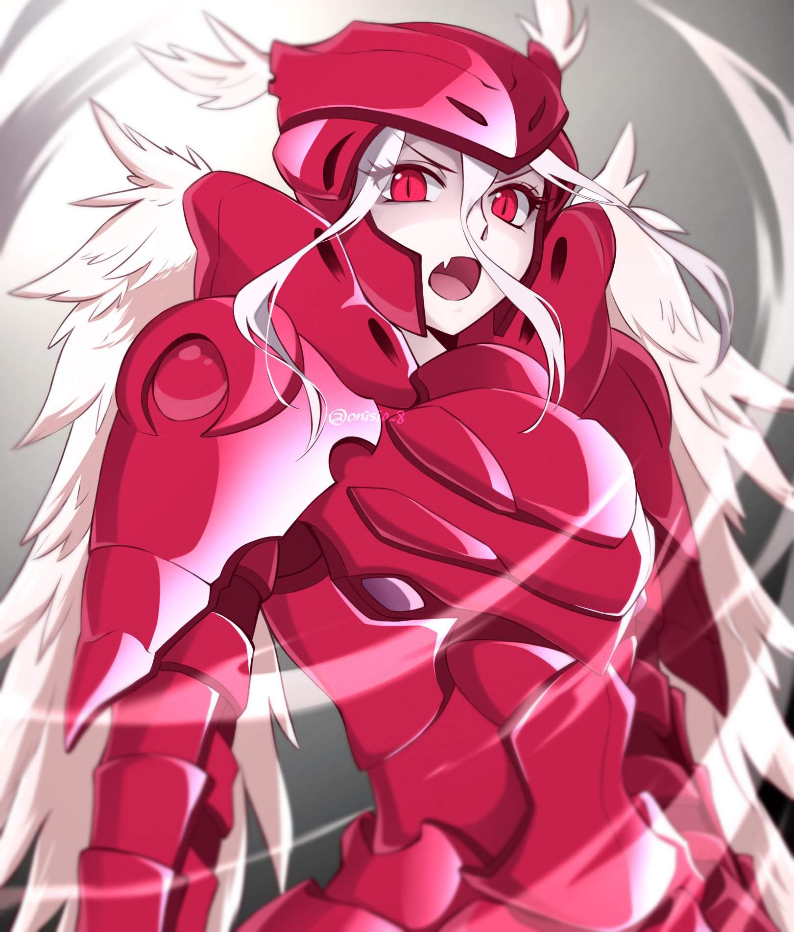 The bloody valkyrie Shalltear in her armor art man | Overlord™ Amino