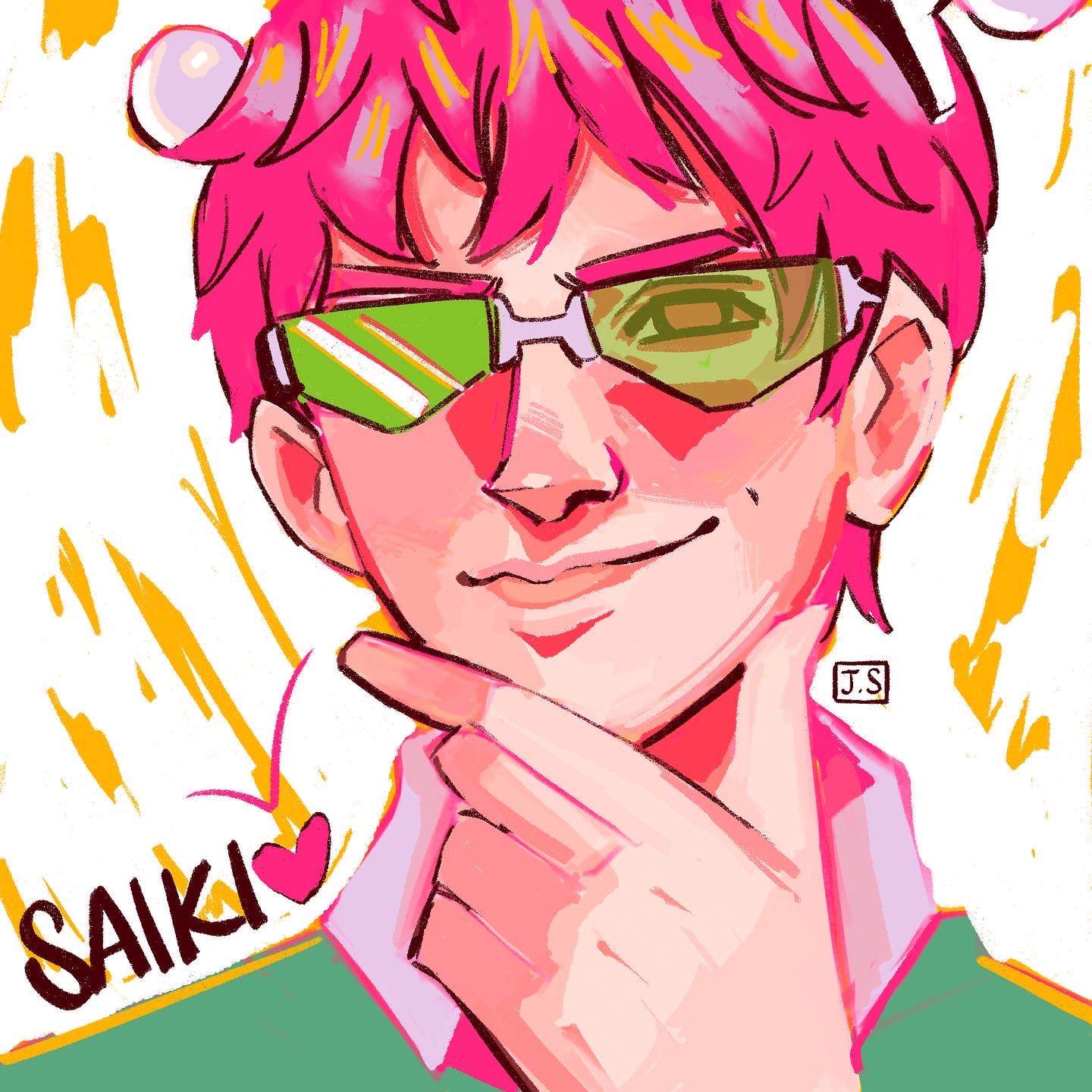 Saiki fan art | The Disastrous Life of Saiki K Amino