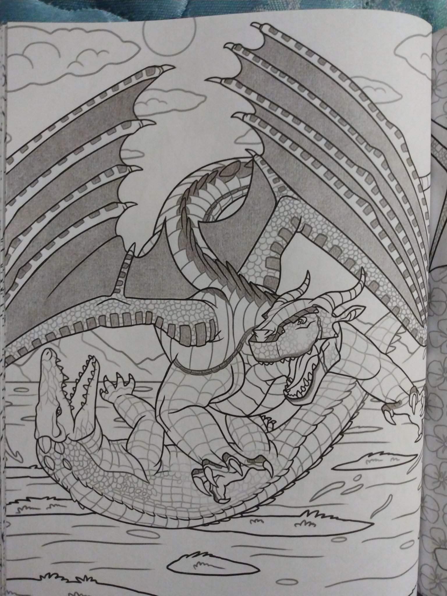 Coloring page: crocodile | Wings Of Fire Amino