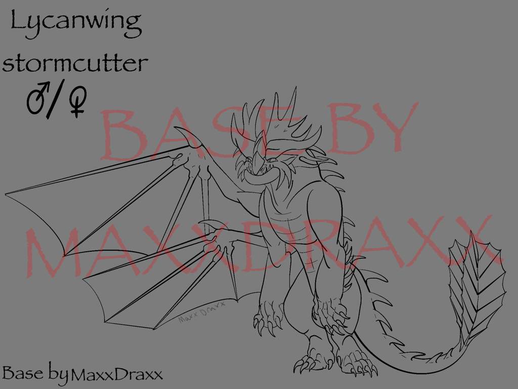 Anthro/lycanwing Stormcutter Base | H.T.T.Y.D Amino