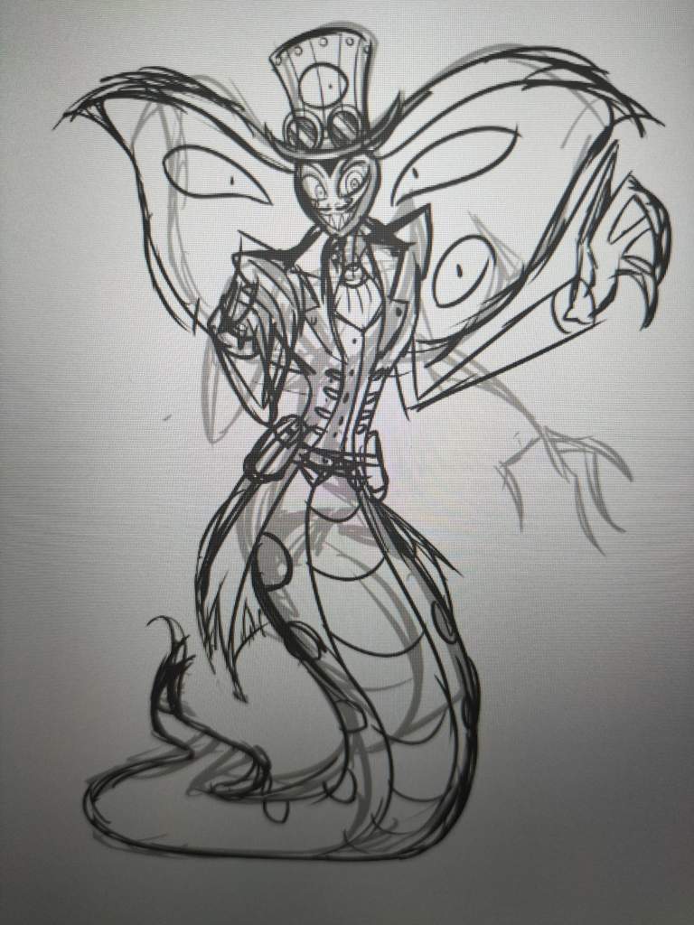 Sir pentious redesign (UPDATE) | Hazbin Hotel (official) Amino