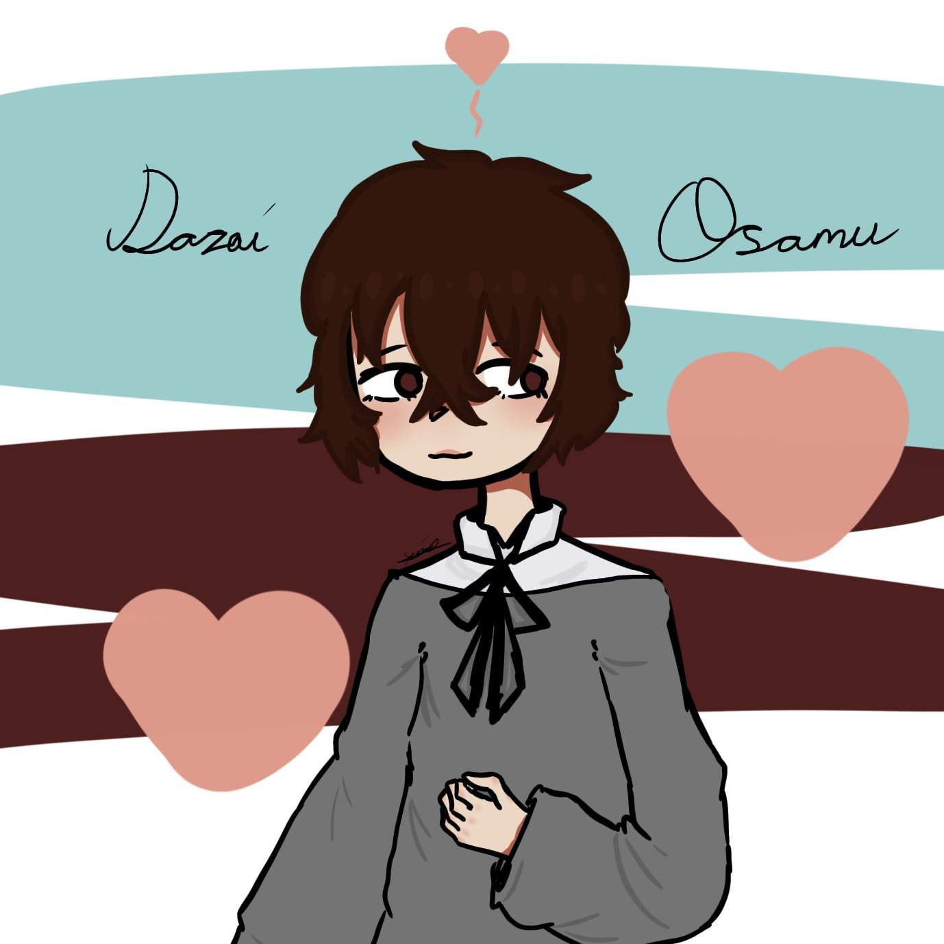 ~Dazai Osamu~ |don't ask me why I draw his hand like that bc idk 🤷‍♀️ ...