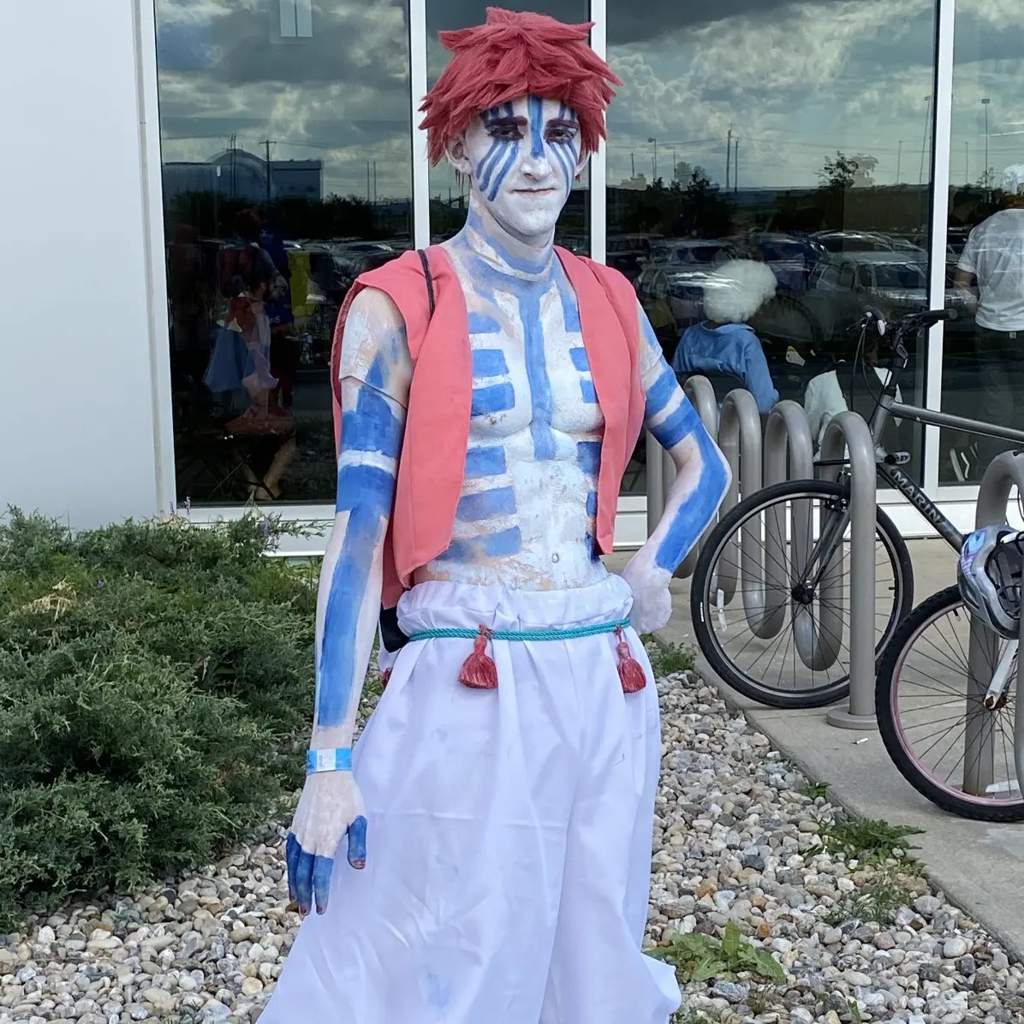 Finished my Akaza cosplay | Cosplay Amino