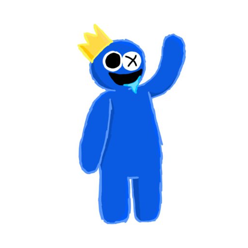 {] refiz o desenho do blue [} (eu não gostei muito do desenho do blue ...