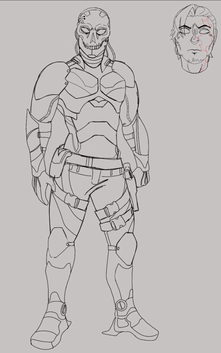 (WIP) Cyberpunk/Dystopian oc | Real Money Art Commissions Amino