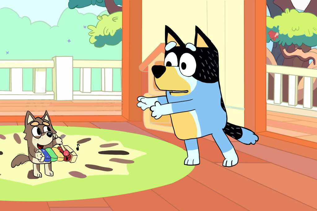 Little Alfie and Bandit | Bluey Amino