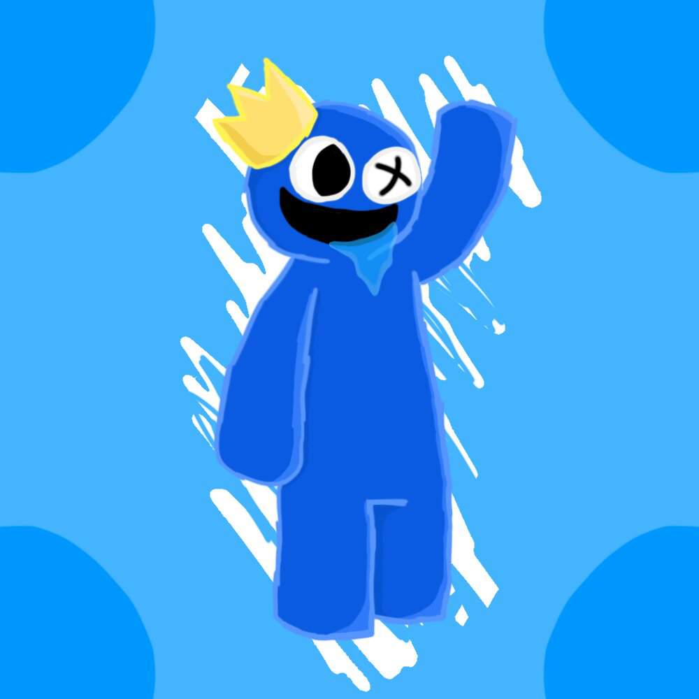 {] refiz o desenho do blue [} (eu não gostei muito do desenho do blue ...