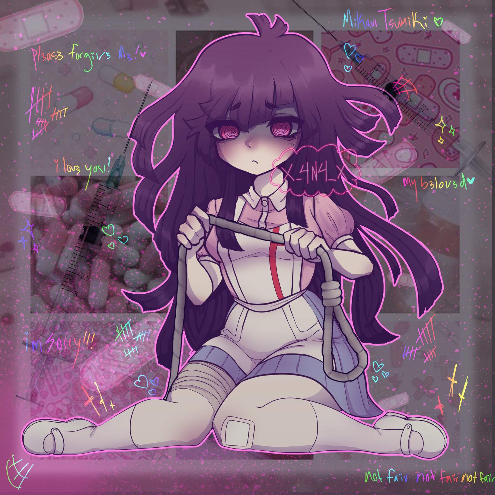 THE ULTIMATE NURSE 💘🏩💘 || tw : noose / needle imagery | Danganronpa Amino