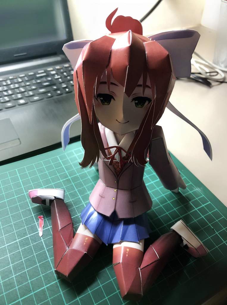 💚🎉🎉🎉 Papercraft🎂Monika💖🎉🎉🎉📝 Doki Doki Literature Club! Amino