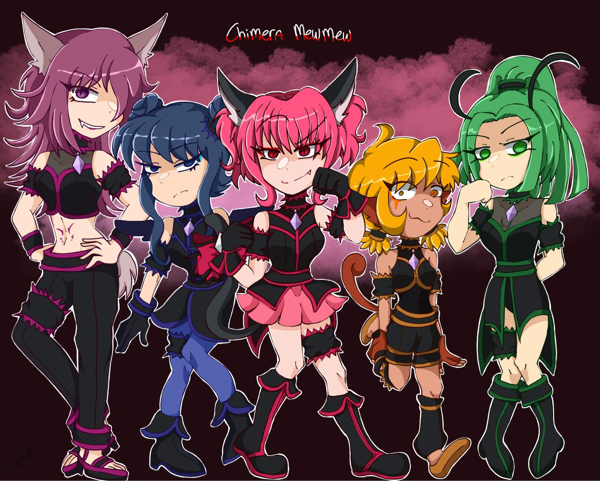 Chimera Mew Mews | Tokyo Mew Mew Amino