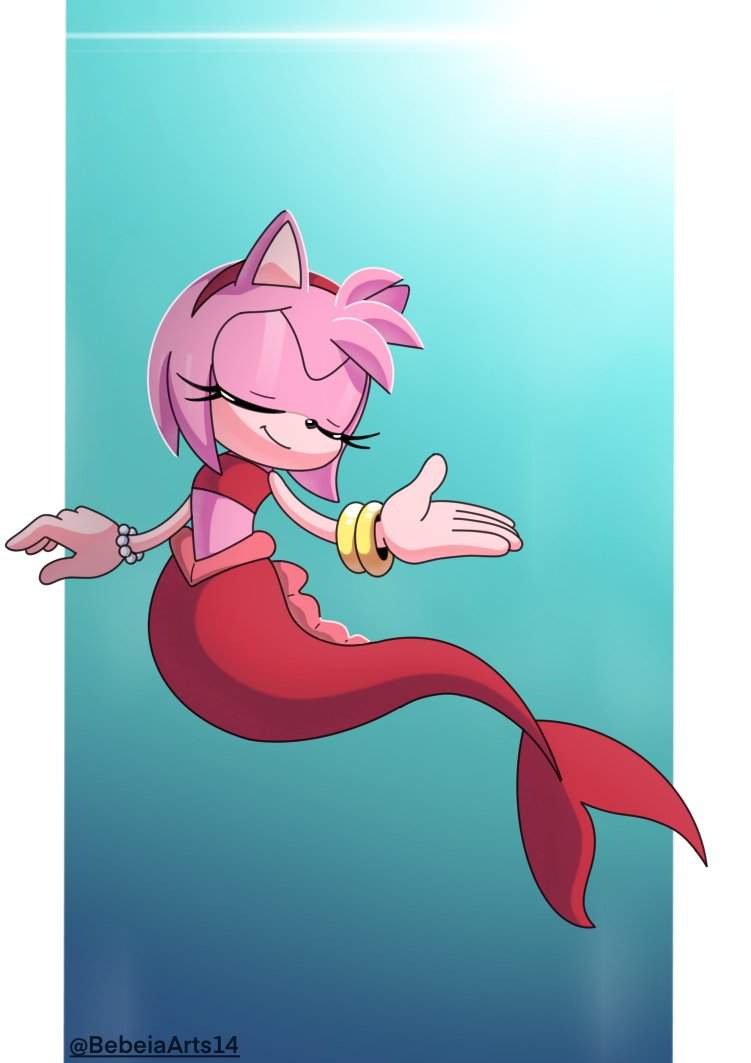 [DTIYS Entry] Mermaid Amy | Sonic the Hedgehog! Amino