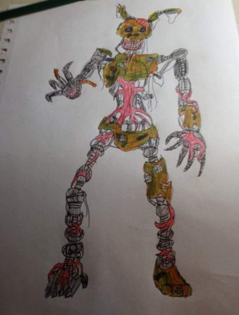 FNAF Burntrap Drawing Five Nights At Freddy's Amino