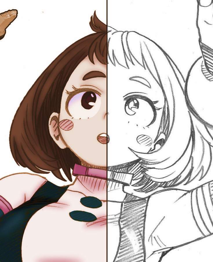 Ochako manga panel | Anime Amino