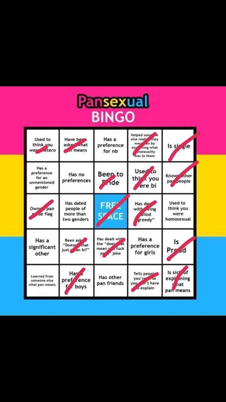 Pansexual bingo | ⚧Pansexual Amino