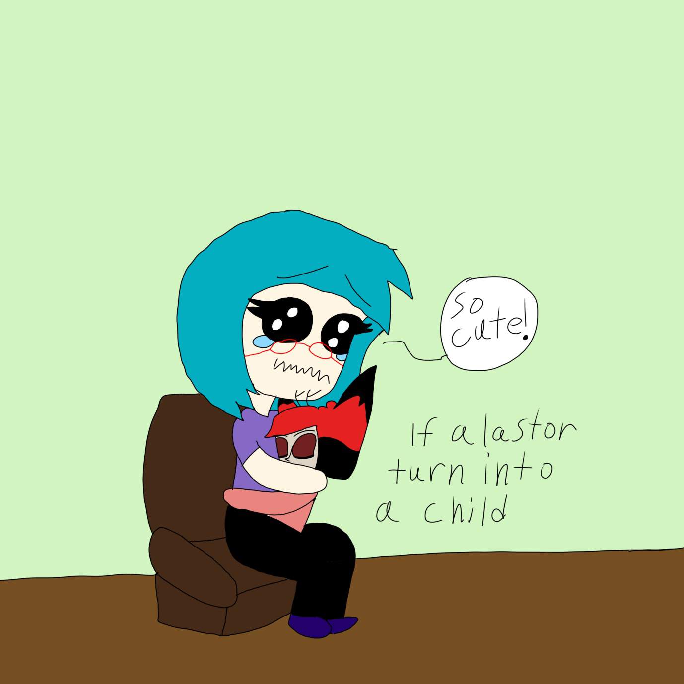 When Alastor turns into a child | Hazbin Hotel (official) Amino