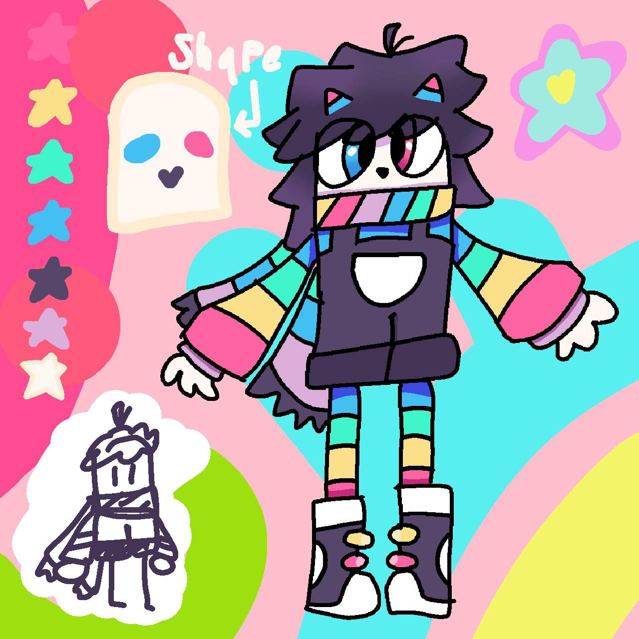 Highly detailed colorblock oc thing | ♡Official Numberblocks Amino♡ Amino