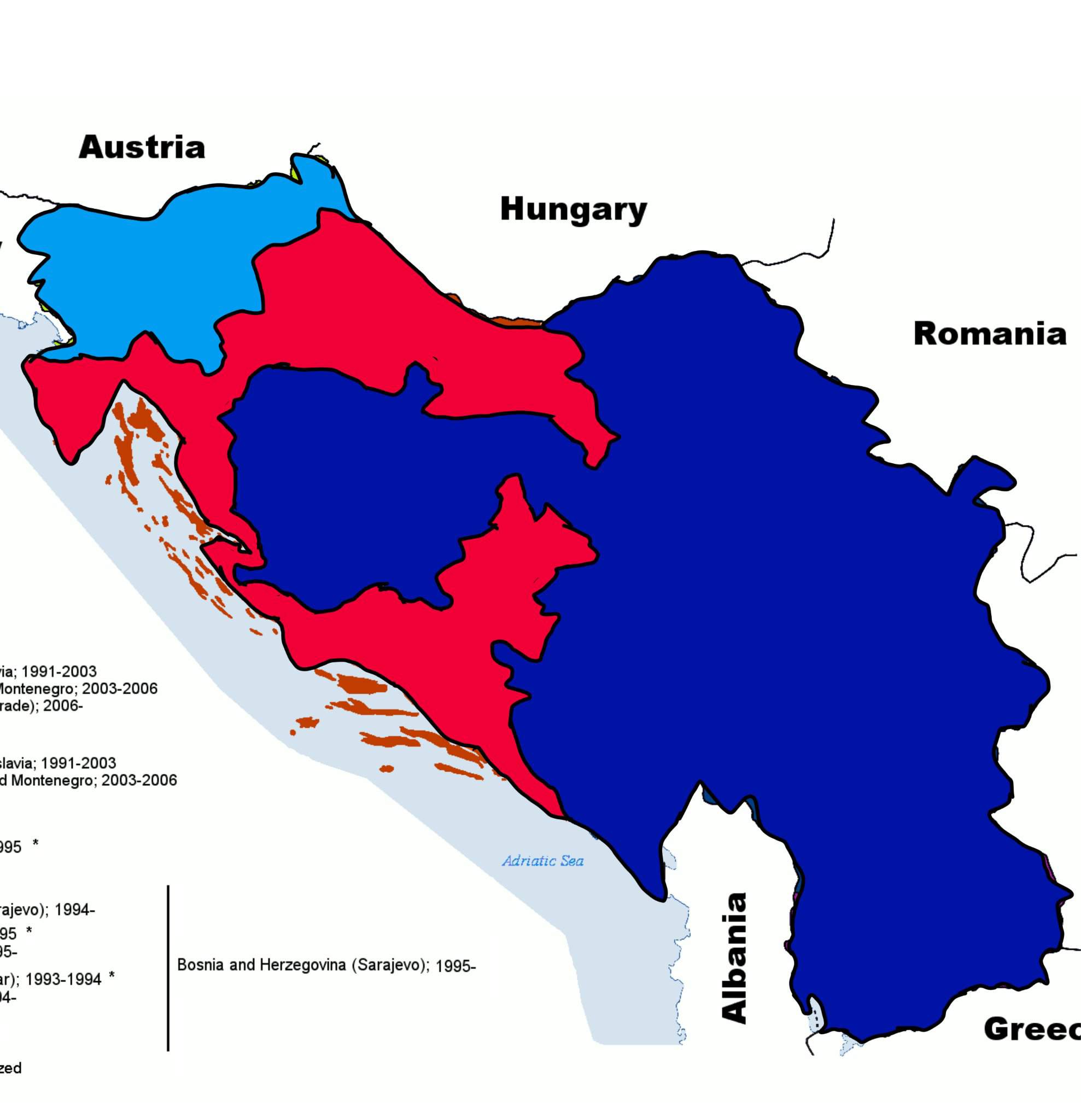 Map of yugoslavia | Countryball Mapping Amino Amino