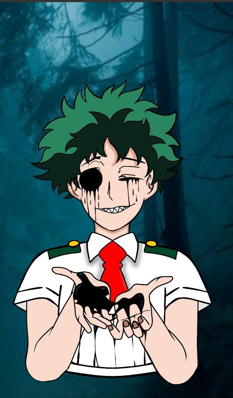 Hi never done this before but here's a Halloween deku that I did | 💥My ...