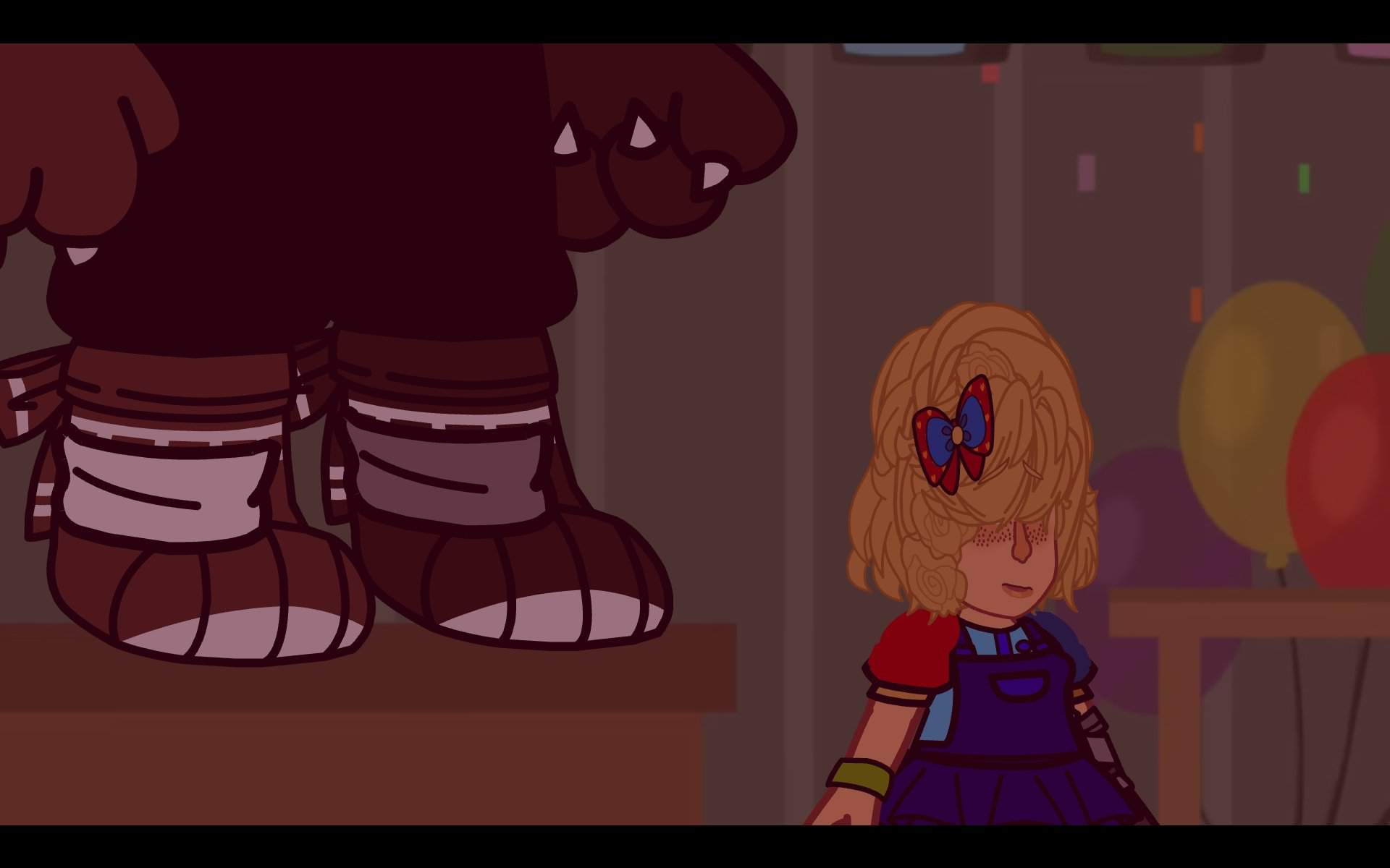 Emily and Gabriel + Freddy Fazbear New design (Plz Rate him ...