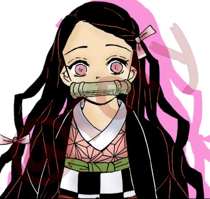 nezuko manga panel colouring | Demon Slayer: Kimetsu No Yaiba Amino