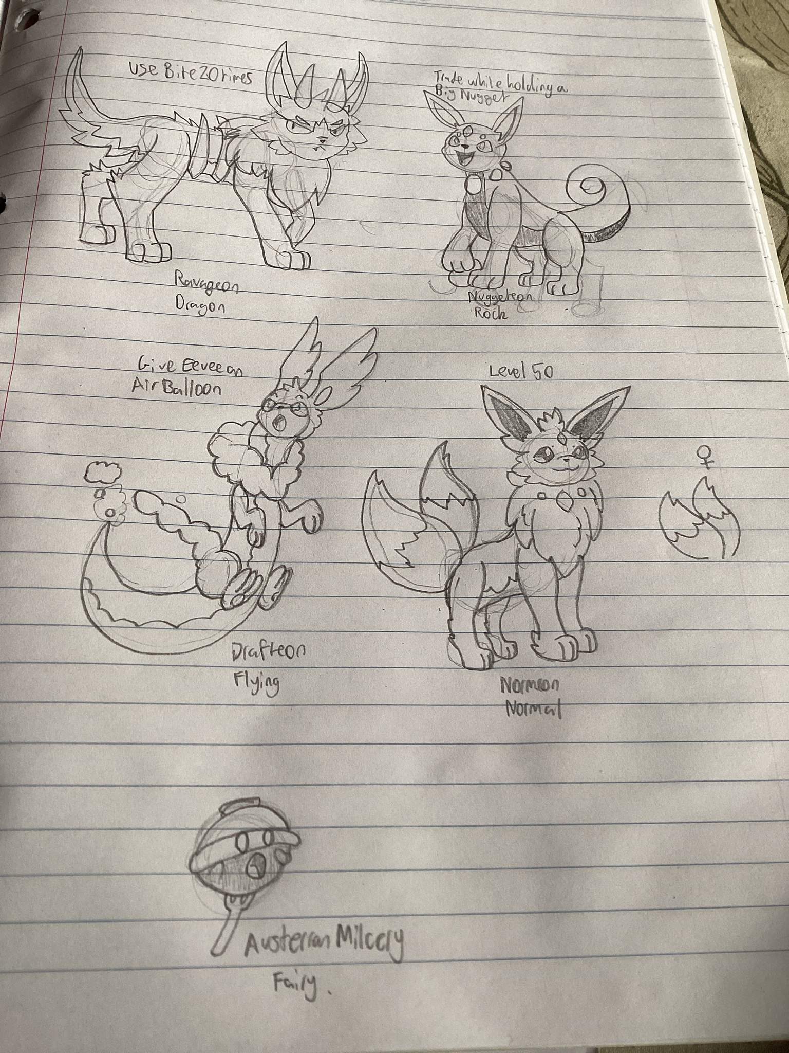 Some Eeveelutions for Pokémon Jasper and Opal | .Fakemon. Amino