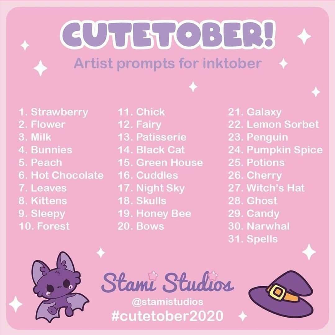 Inktober (Cutetober) 2022 | Wiki | Sailor Moon Amino 🌙🐰 Amino