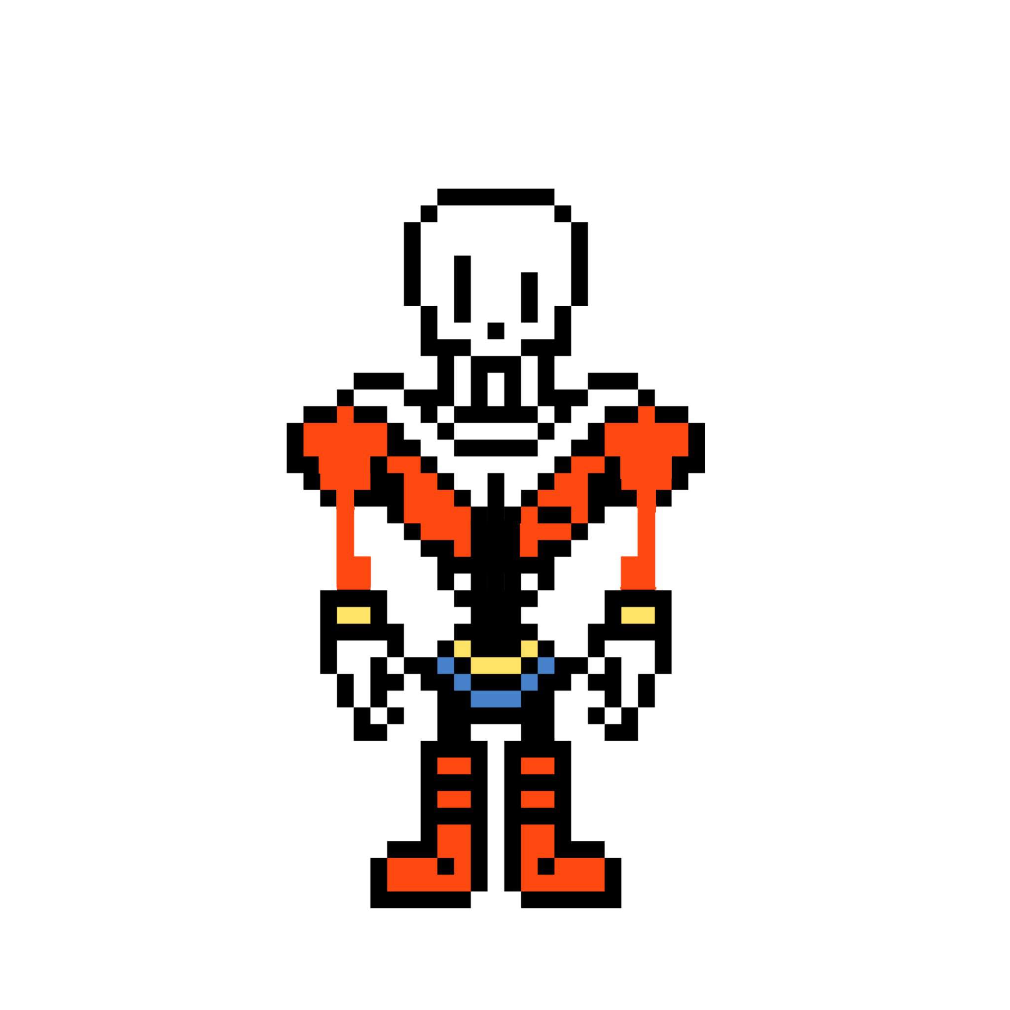 Papyrus in the role of frisk | Undertale AUs Amino