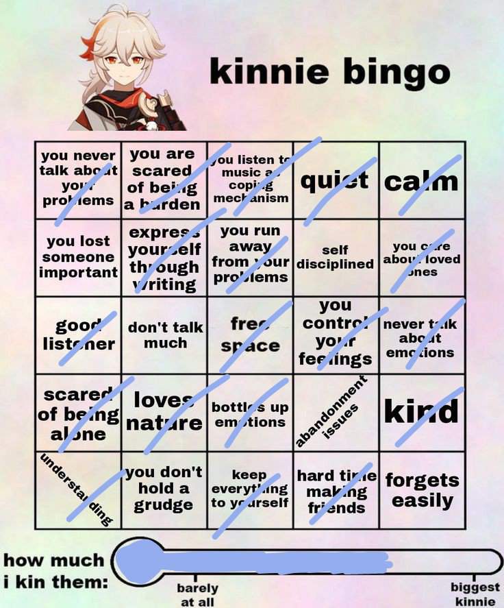 Kinnie Bingo 0 Genshin Impact Amino 2230