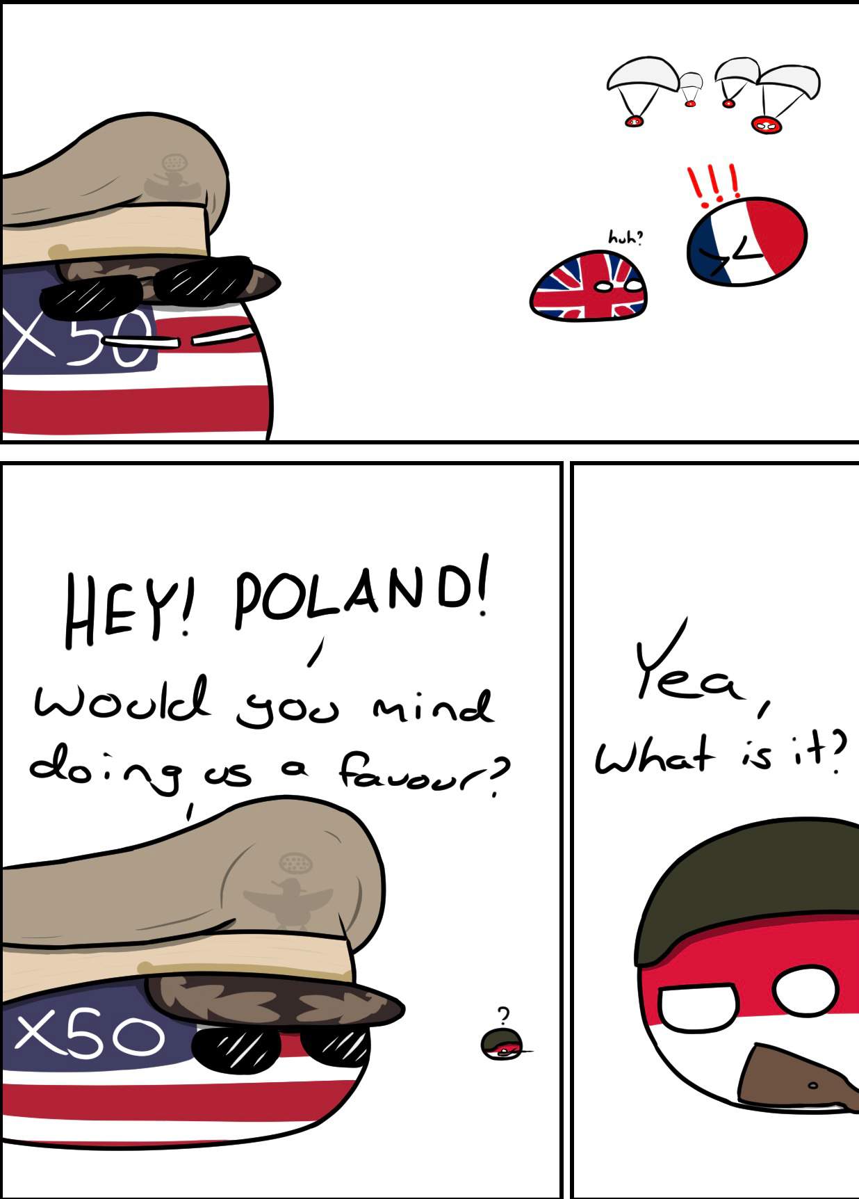 Mind Doing Us a Favour Poland? | Worlds of countryballs Amino