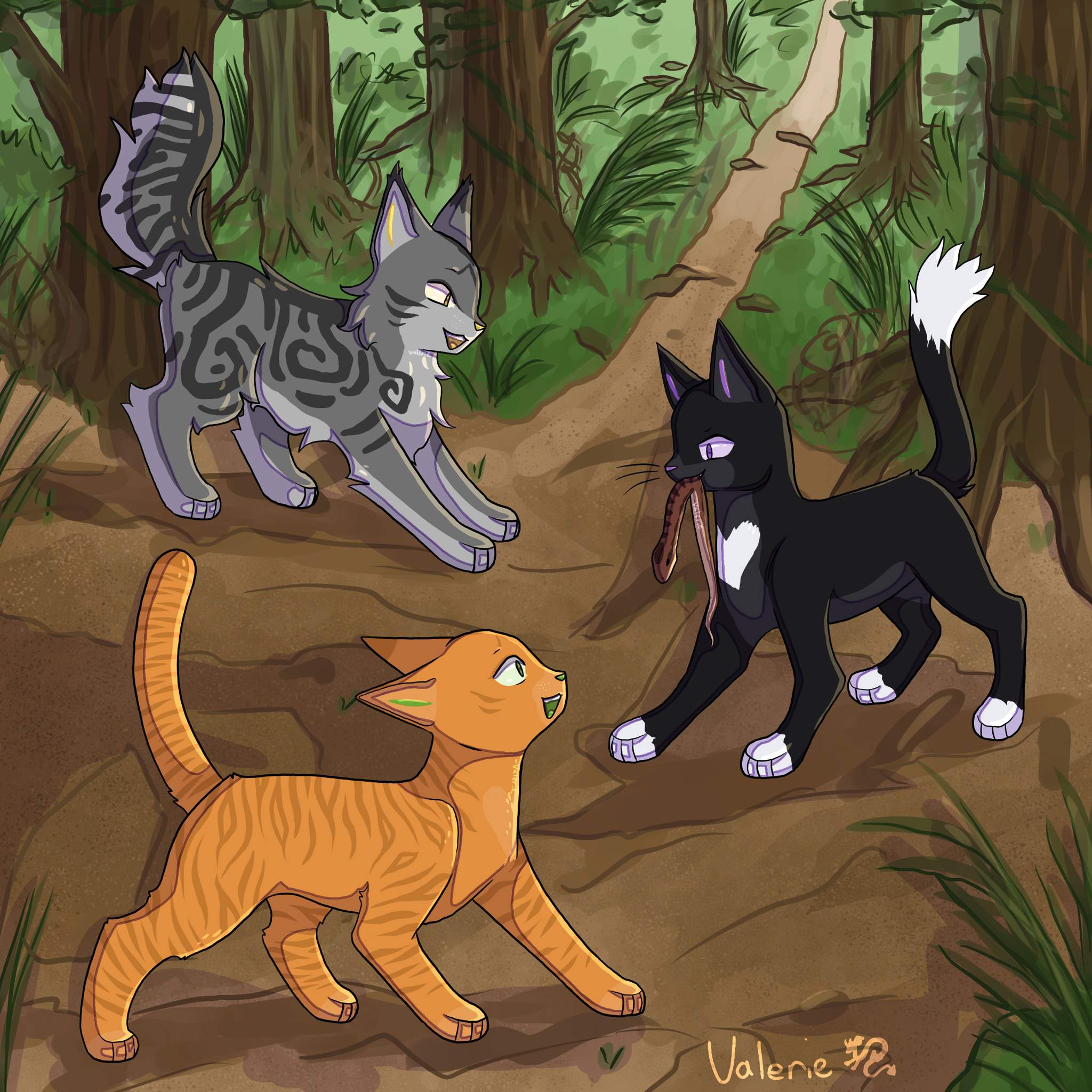 ravenpaw and the adder | Warriors Amino