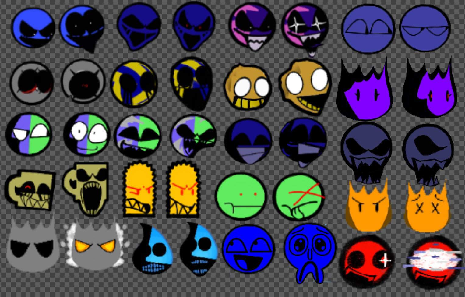 The icons for the mod I making it's called object exe and all the icons ...