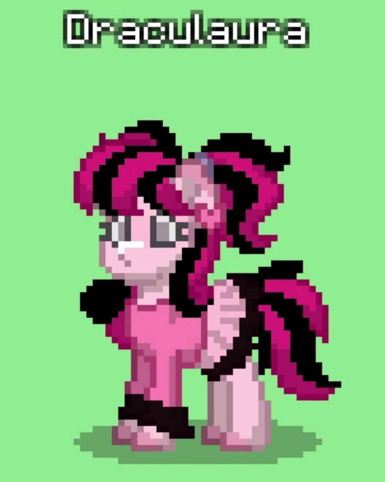 Draculaura redesign | Pony Town Amino