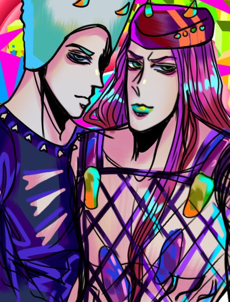 💖💙finally I Finished Anasui And Weather Fanart💖💙 