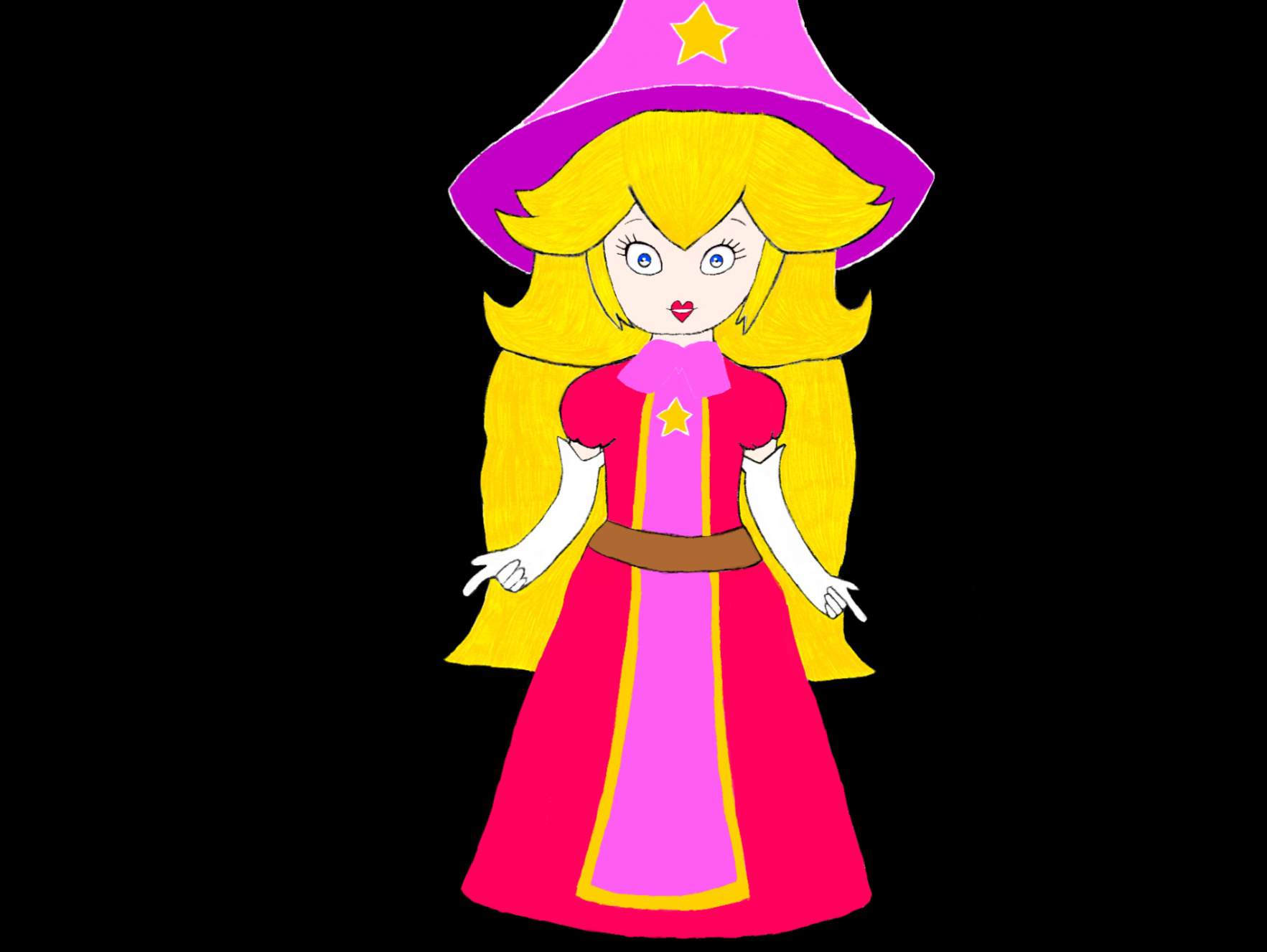 Princess Peach (MP2: Horror Land Outfit) | Mario Amino