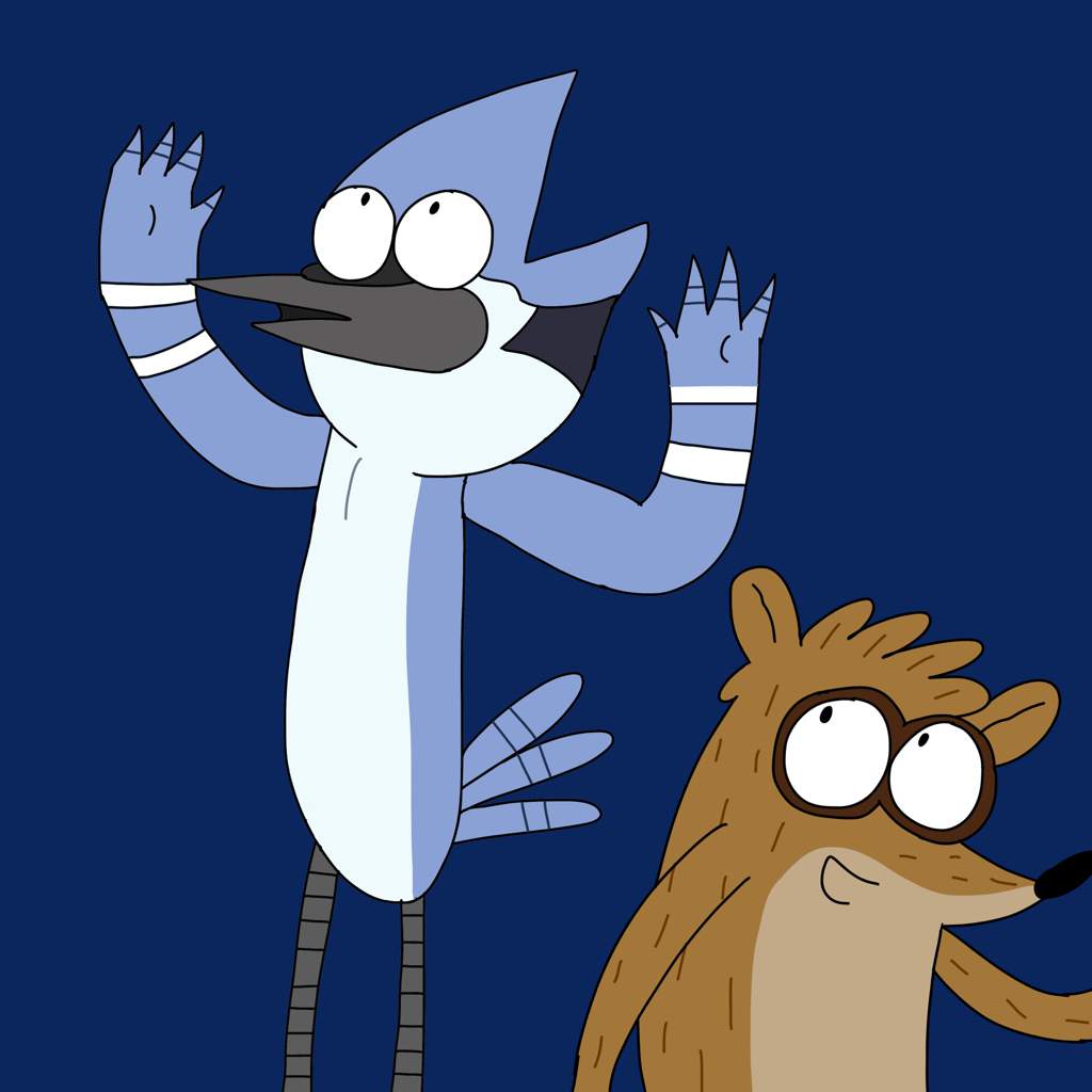 Cartoontober Day 30 Mordecai and Rigby | Cartoon Amino