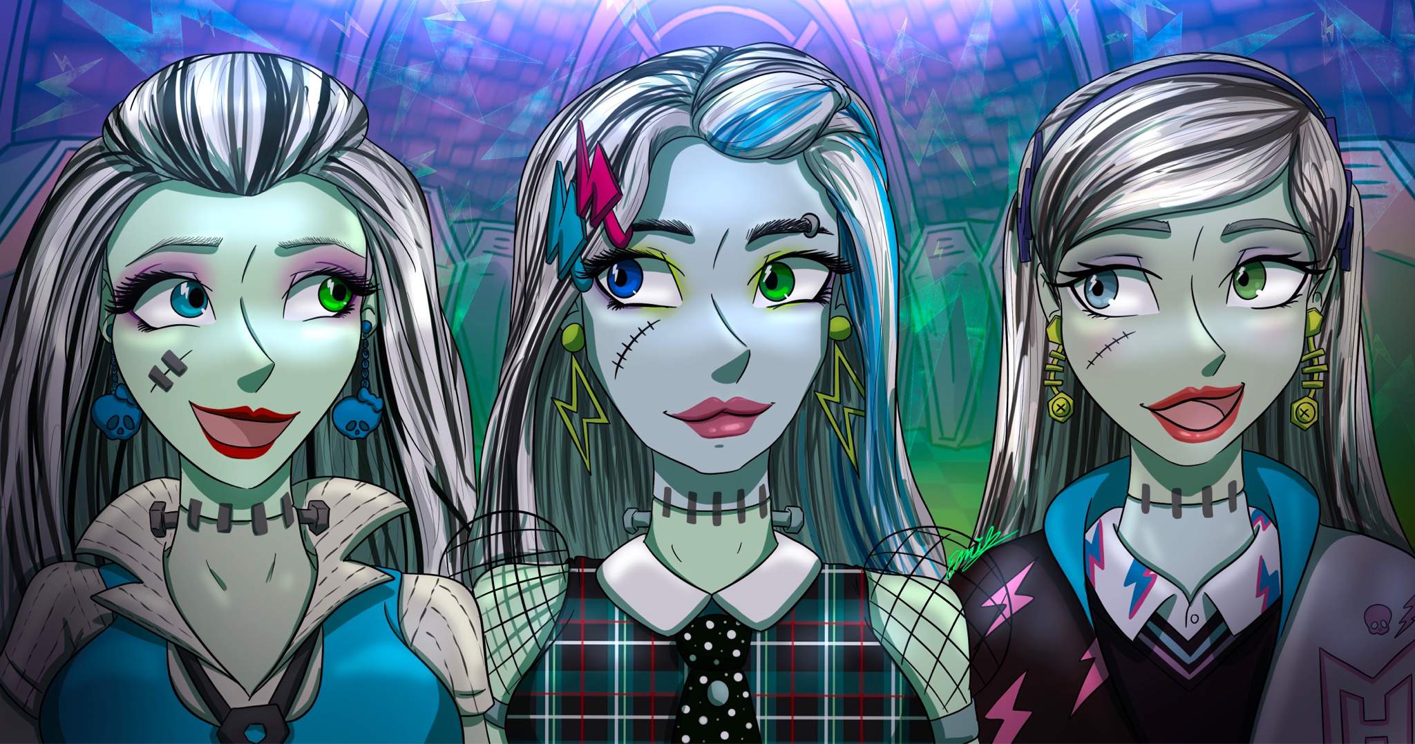 Siblings share everything! | Monster High Amino! Amino