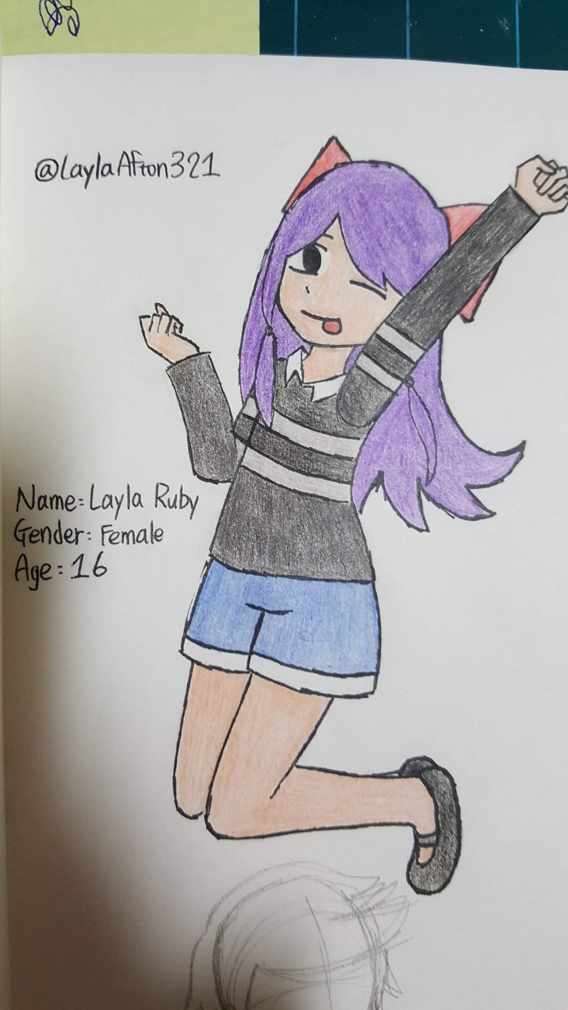 Layla Ruby //Hand drawing // Roblox | Roblox! ️ Amino