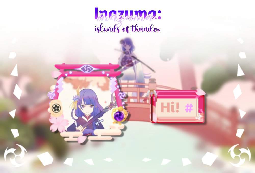 Inazuma: islands of thunder - Genshin Impact | Amino Frame & Event Amino