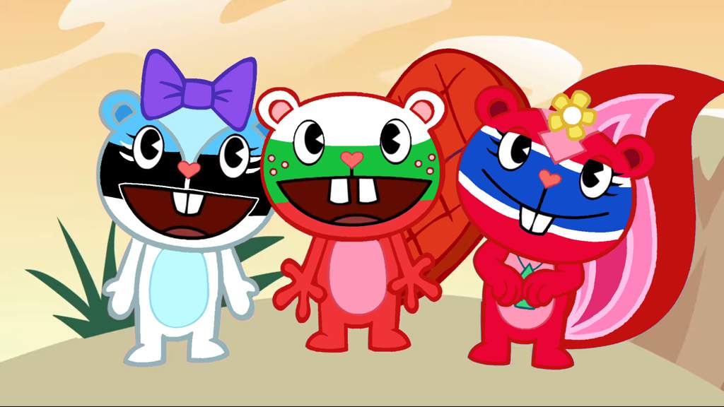 I modified a screenshot from a Happy Tree Friends episode | Happy Tree ...