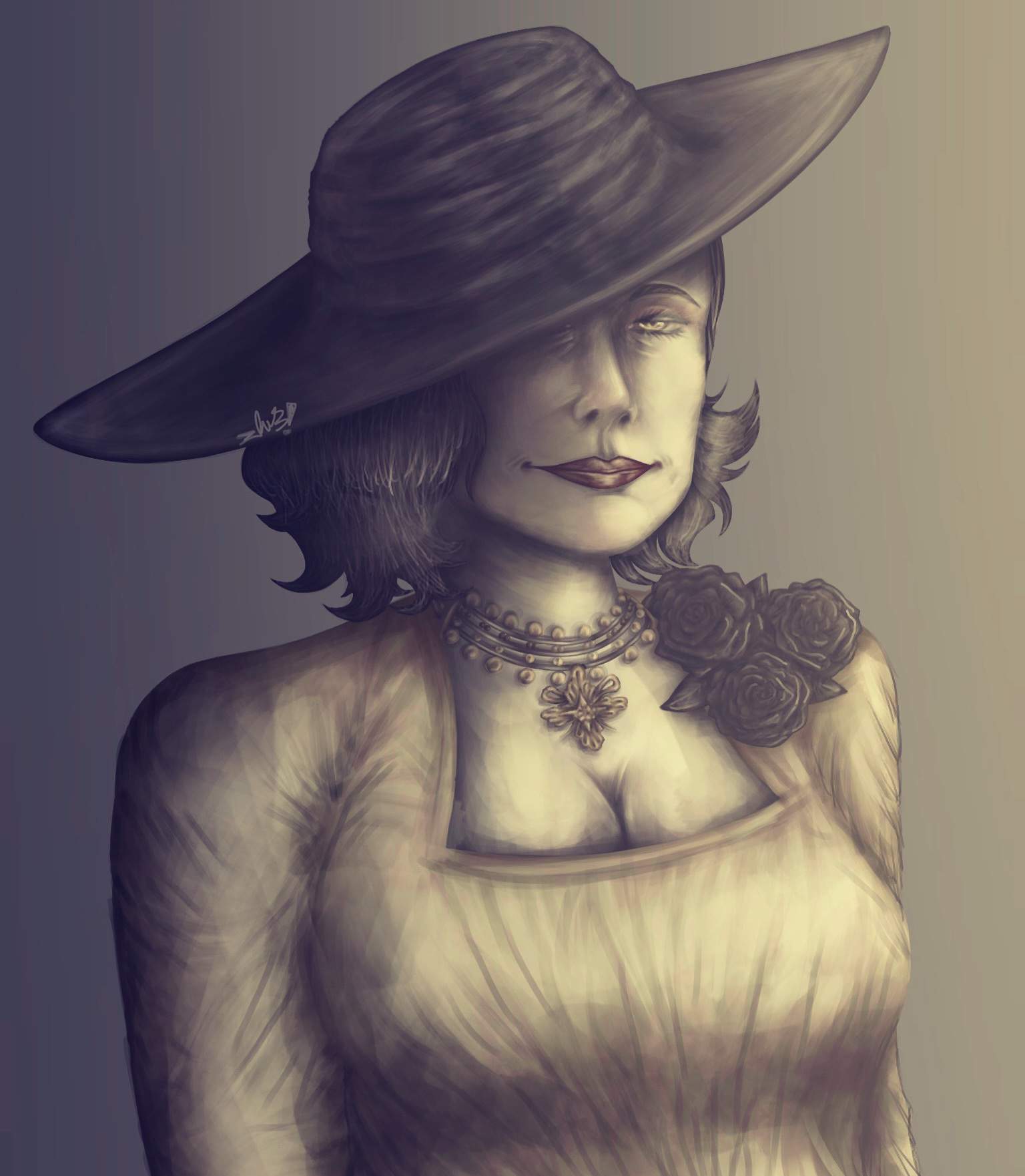 Lady Dimitrescu Artwork | Resident Evil Amino