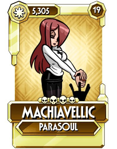 parasoul variant, ‘ machiavellic ‘ | 💀Skullgirls💀 Amino