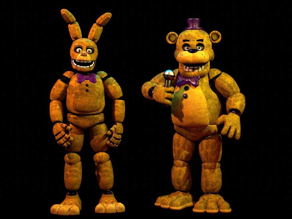 Springbonnie and fredbear SFM | Five Nights At Freddy's Amino