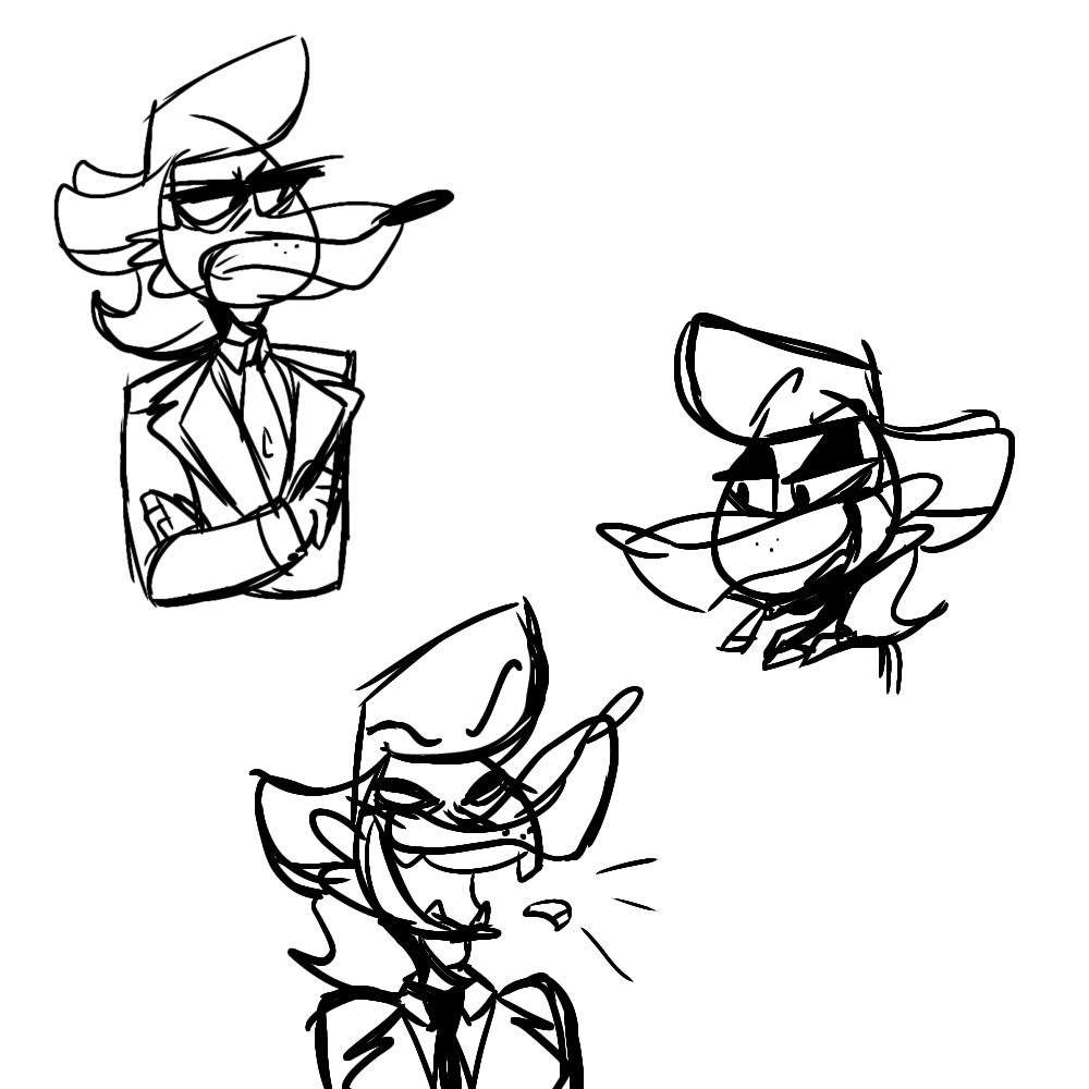 Pinstripe sketches + oc sketch (so far) | Crash Bandicoot Amino Amino