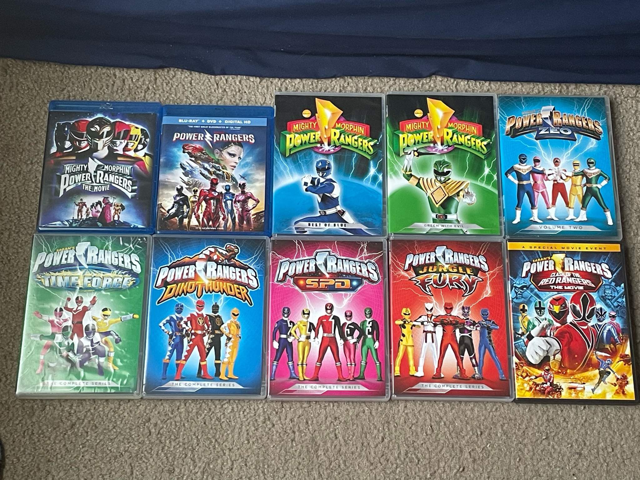 Some of my collection 💖🌈 | Power Rangers World Amino